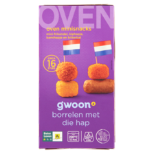 g'woon Oven Minisnacks 16 x 20 g