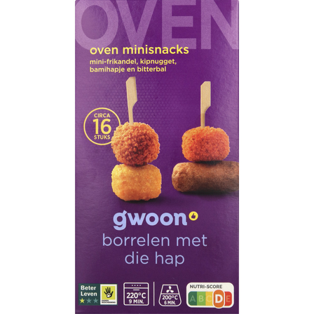 g'woon Oven & Airfryer Minisnacks
