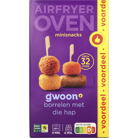 g'woon Oven & Airfryer Minisnacks