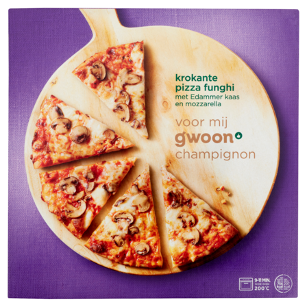g'woon Krokante Pizza Funghi 365 g