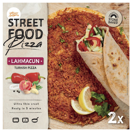 Lekker&Anders! 2 Turkse Pizza 450 g