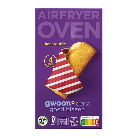 g'woon Oven & Airfryer Mini Kaassoufflés