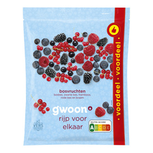 g'woon Bosvruchten Vers Ingevroren