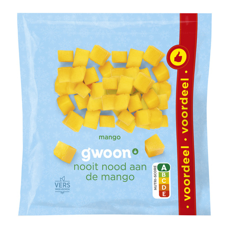 G'woon Diepvriesfruit Mango