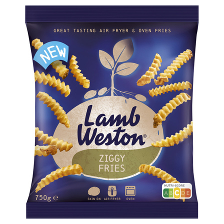 Lamb Weston Ziggy Fries Natural