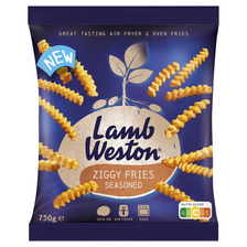 Lamb Weston Ziggy Fries Seasoned
