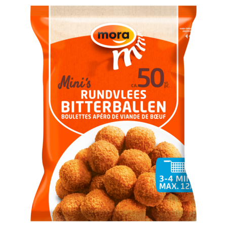 Mora Mini's Rundvlees Bitterballen 50 x 20 g