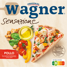 WAGNER Sensazione pizza pollo kip en kaas