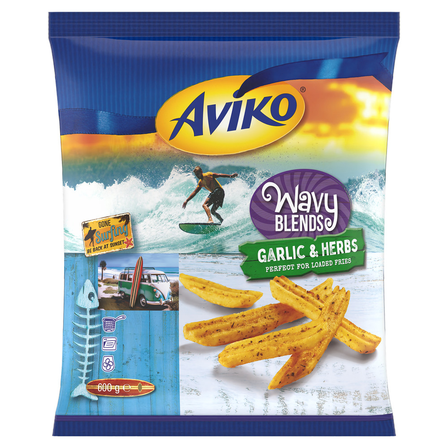 Aviko Wavey blends garlic & herbs