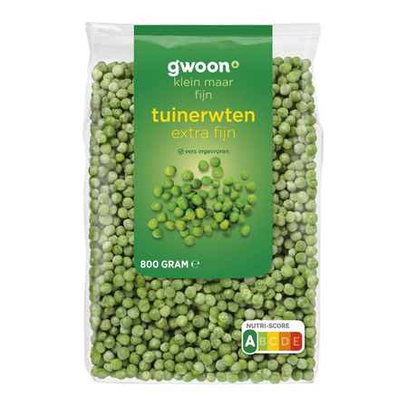 G'woon Tuinerwten Extra Fijn