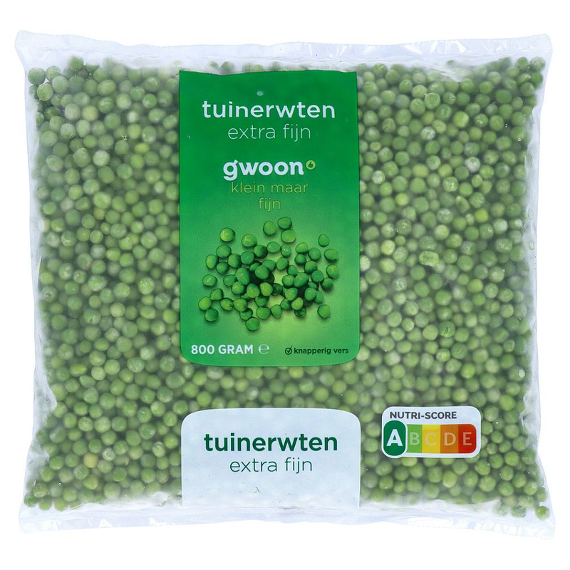 G'woon tuinerwten 800gr