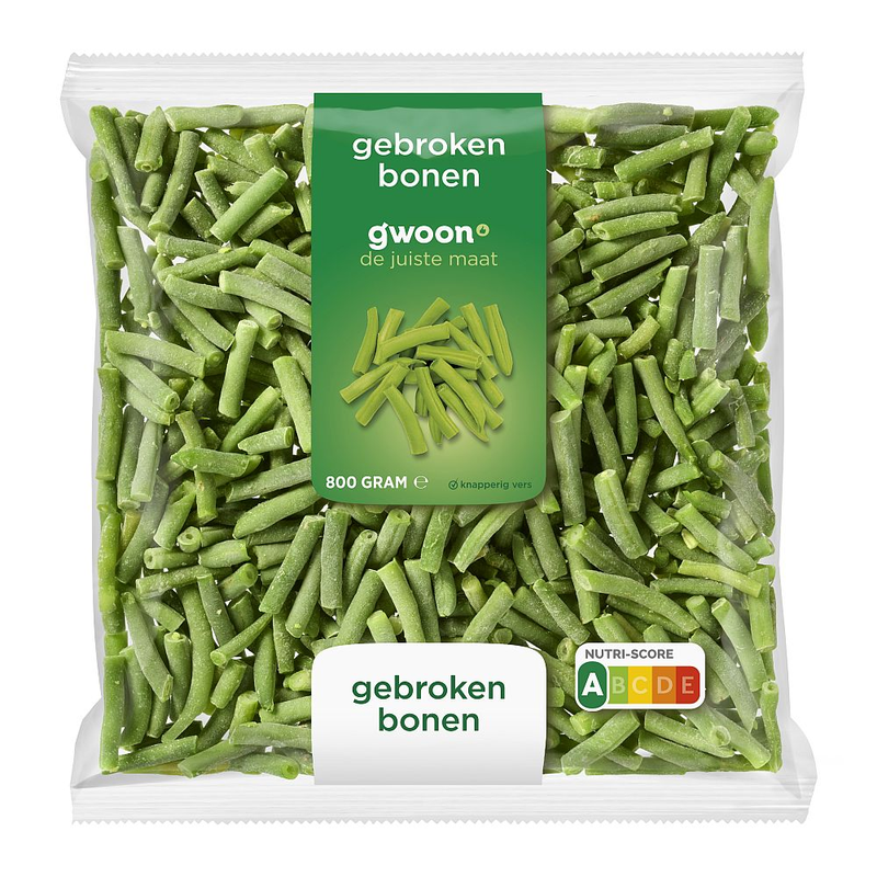 G'woon sperziebonen 800gr