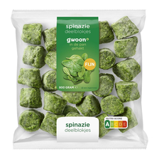 g'woon Fijne Spinazie Deelblokjes