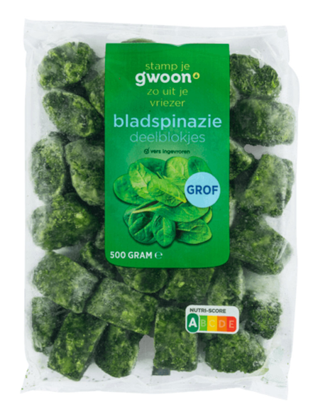 g'woon Spinazie Grof