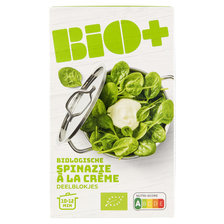 Bio+ Spinazie à la Crème 450 g