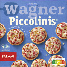 WAGNER Piccolinis mini pizza salami 9 stuks 270 g