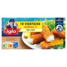 Iglo 10 Vissticks Omega
