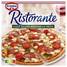 Dr. Oetker Ristorante pizza salami mozzarella pesto