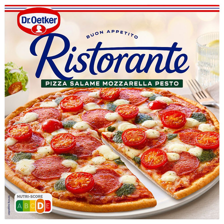 Dr. Oetker Ristorante Salami, Mozzarella, Pesto