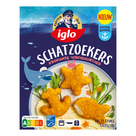 Iglo Schatzoekers Visfiguurtjes
