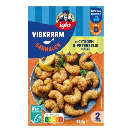 Iglo Viskraam Citroen & peterselie garnalen