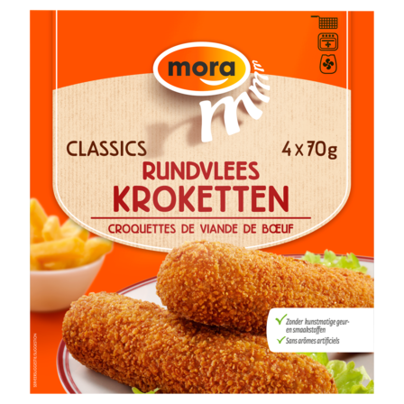 Mora Classics Rundvleeskroketten 4 x 70 g