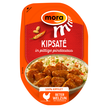 Mora Kipsaté in Pittige Pindasaus 160 g