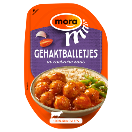 Mora Gehaktballetjes in Zoetzure Saus 160 g