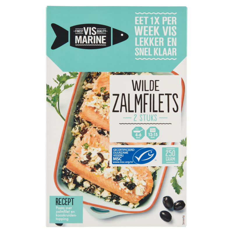 Vismarine wilde zalmfilet msc