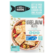 Vis Marine Kabeljauw Filets 4 stuks