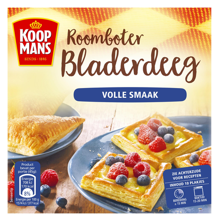 Koopmans roomboter bladerdeeg
