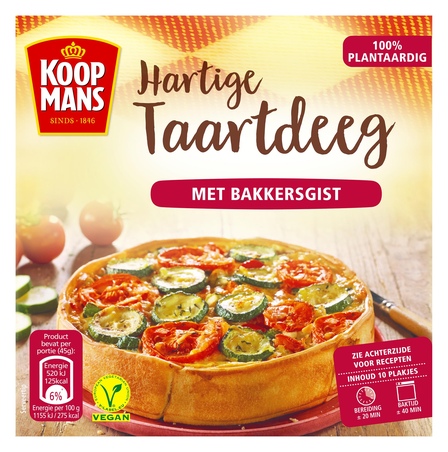 Koopmans Bladerdeeg   hartige taart