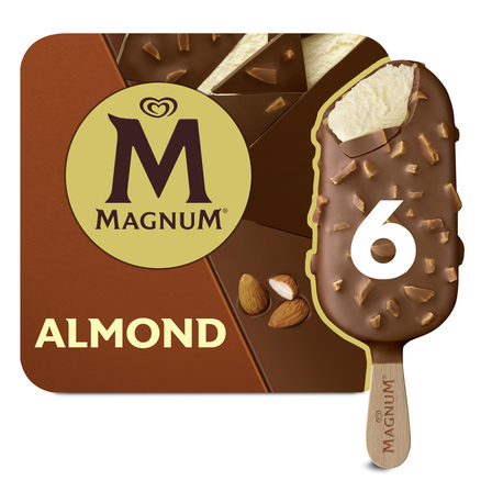 Magnum IJs Almond 6 x 110 ml