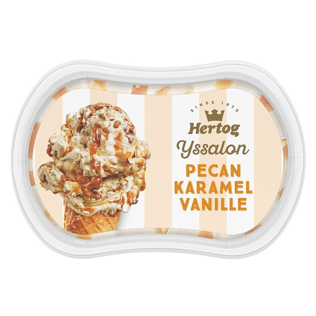Hertog Ijssalon mini pecan karamel vanille