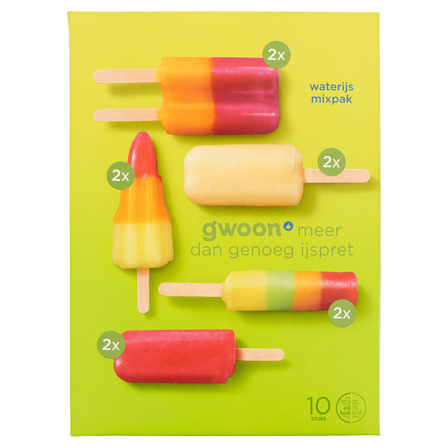 G'woon Mixpack waterijs