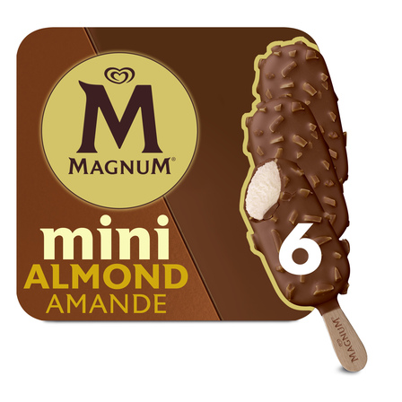 Magnum Mini IJs Almond 6 x 55 ml