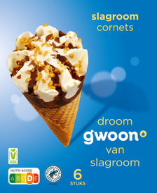 g'woon Slagroom Cornets