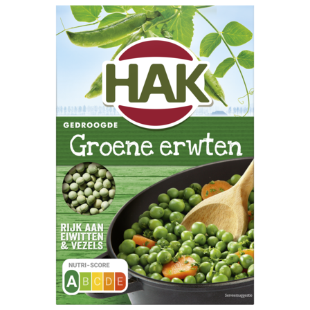 Hak Gedroogde Groene Erwten 500 g