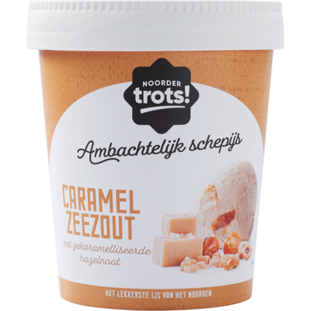 Noordertrots IJs  Caramel Zeezout