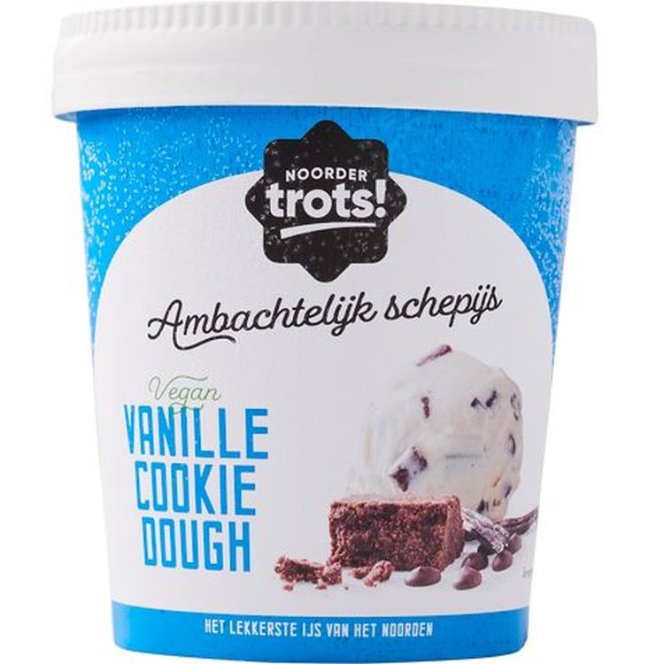 Noordertrots Vegan IJs Vanille Cookiedough | Poiesz Supermarkten