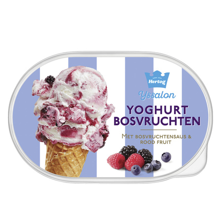 Hertog IJssalon  Yoghurt-Bosvruchten