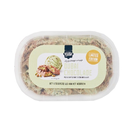 Noordertrots Dubai Chocolade ijs