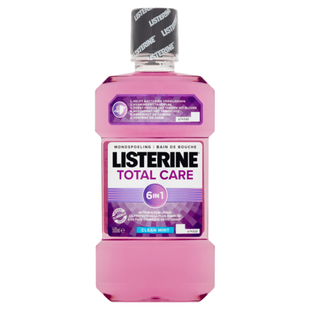 Listerine Total Care Tandbescherming Mondspoeling 6 in 1 Effect 500 ml