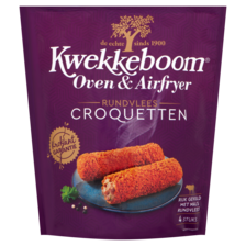 Kwekkeboom Oven & Airfryer Rundvlees Croquetten 4 Stuks 280 g