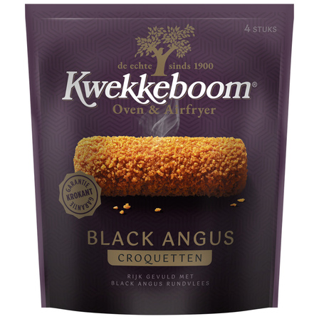 Kwekkeboom Oven & Airfryer Black Angus Croquetten 4 Stuks 300 g