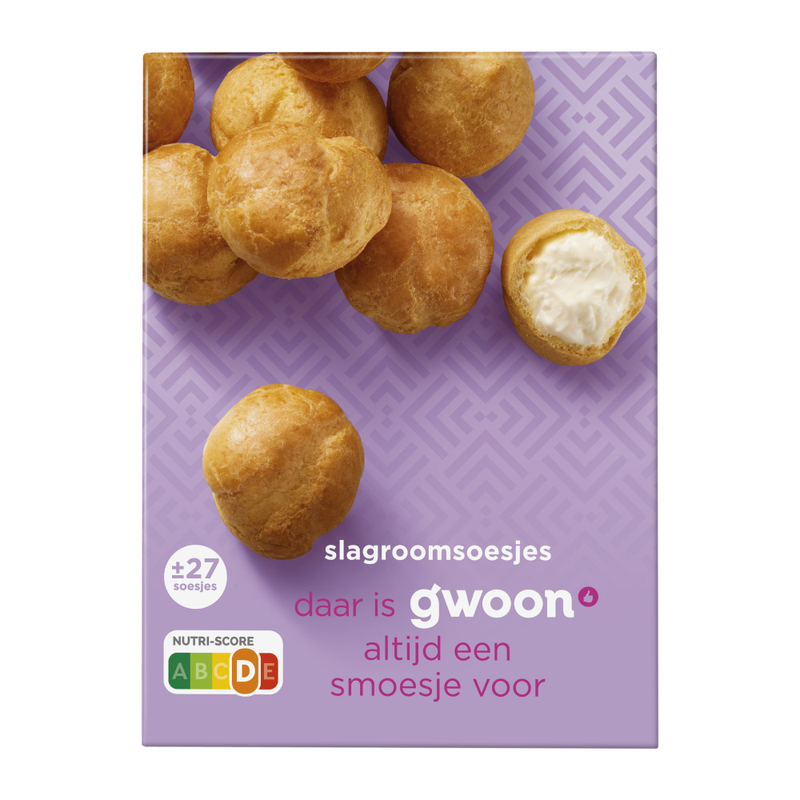 G'woon slagroomsoesjes 400gr.