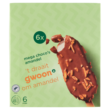 g'woon Mega Choco's Amandel