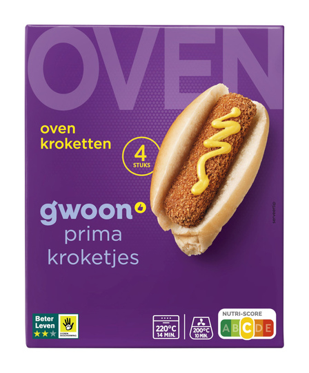 g'woon Oven Kroketten 4 x 80 g