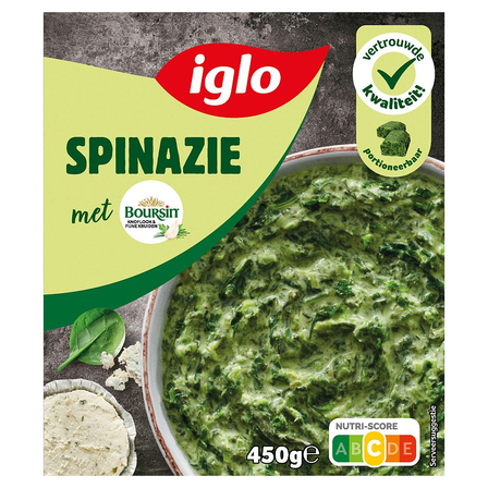Iglo Spinazie met Boursin