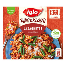 Iglo Ping & klaar Lasagnette